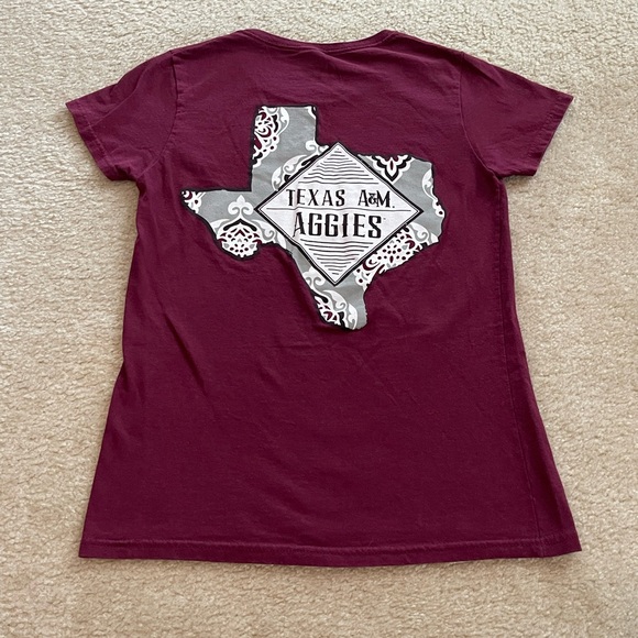 Kids - Texas A&M Shirt - NO SIZE TAG - Small/ Medium - Picture 2 of 6